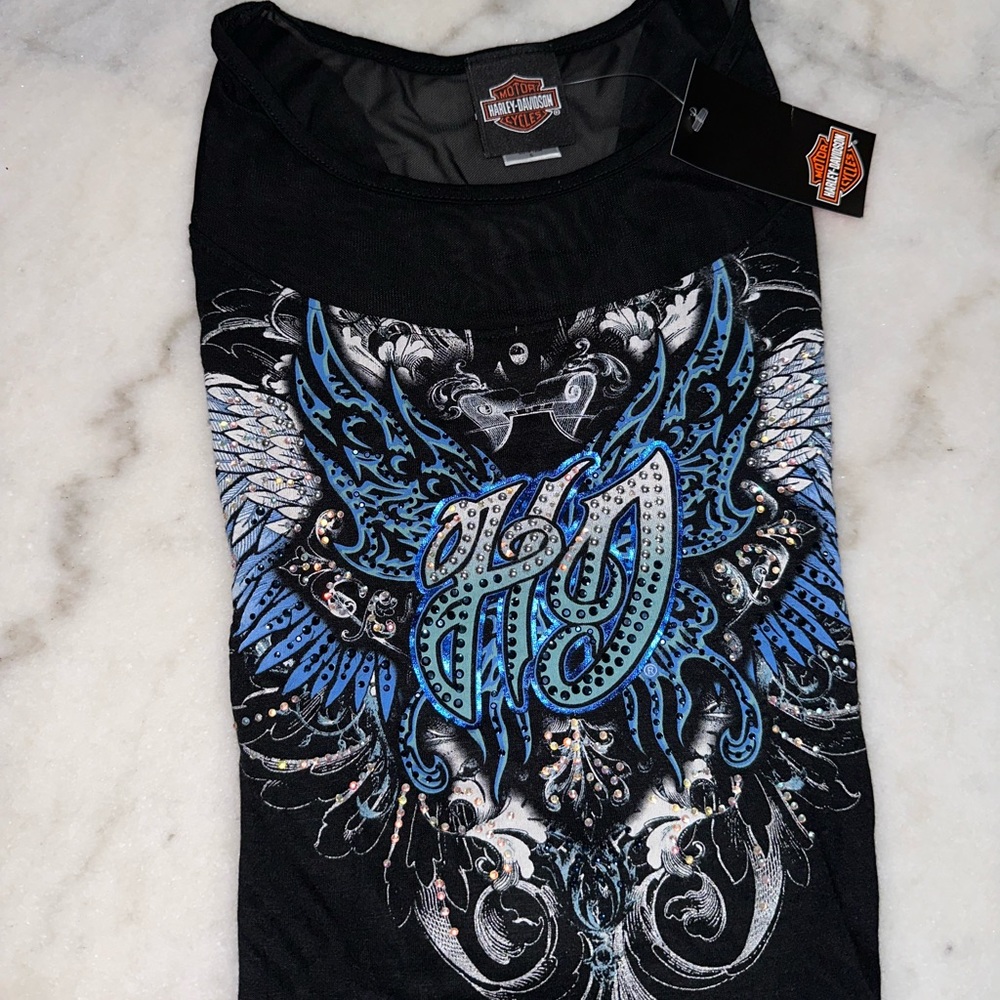 Harley Davidson Bling Top